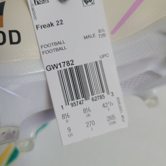 NEW Adidas Freak 22 The Simpsons Krusty The Clown Football Cleats GW1782 Size 9 main image 4